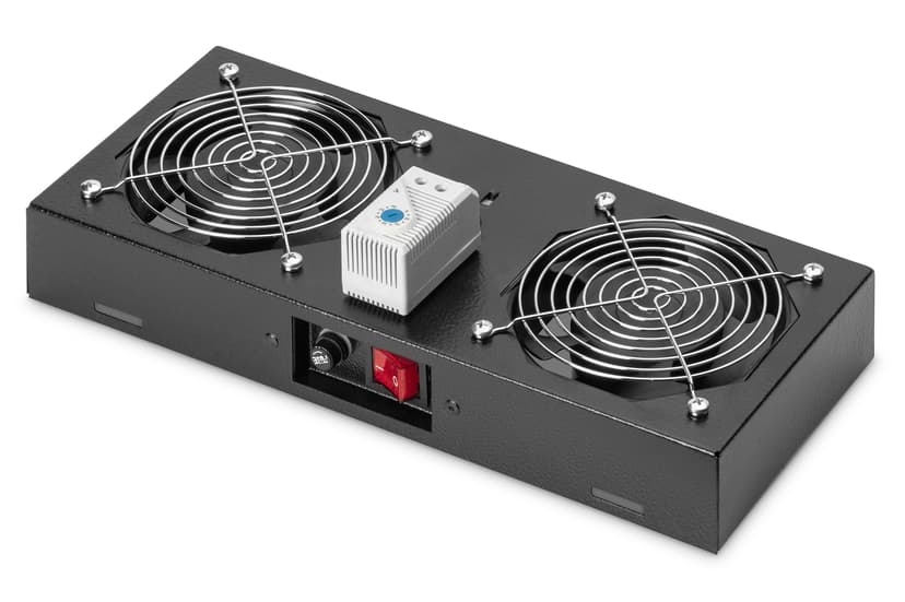 Digitus DN-19 FAN-2-WM-T-SW hylletilbehør Takventilator