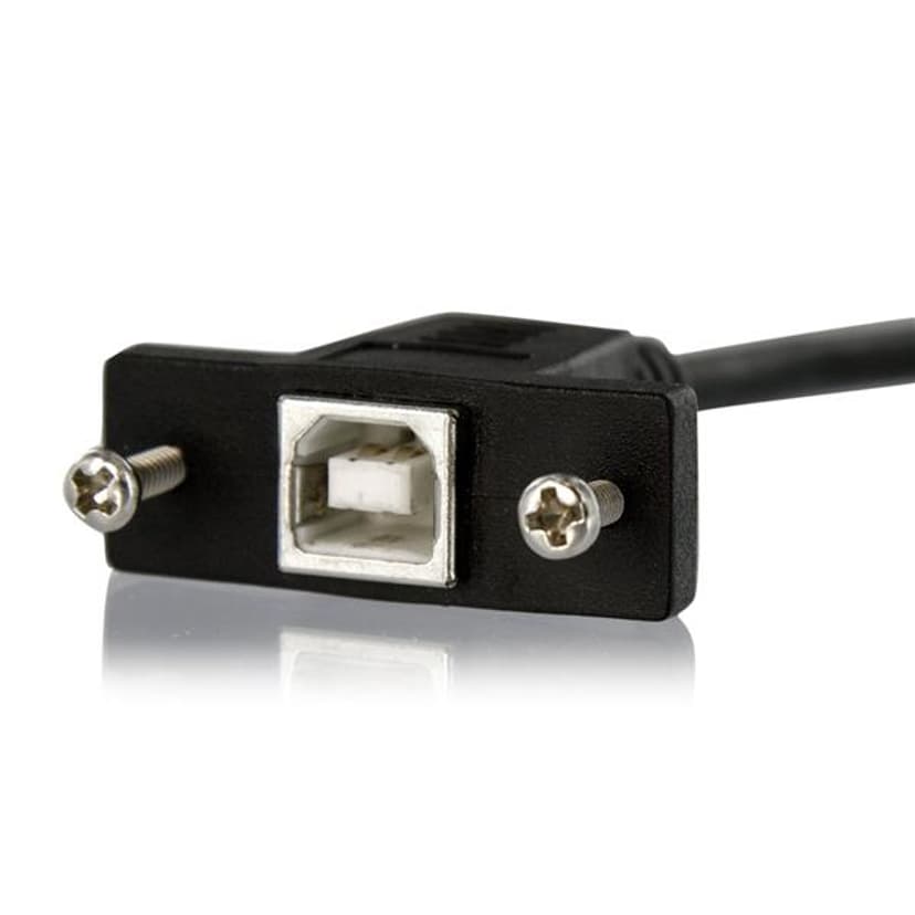 Startech StarTech.com USBPNLBFBM3 USB-kabel 0,91 m USB 2.0 USB B Sort 0.91m USB-B USB-B Sort