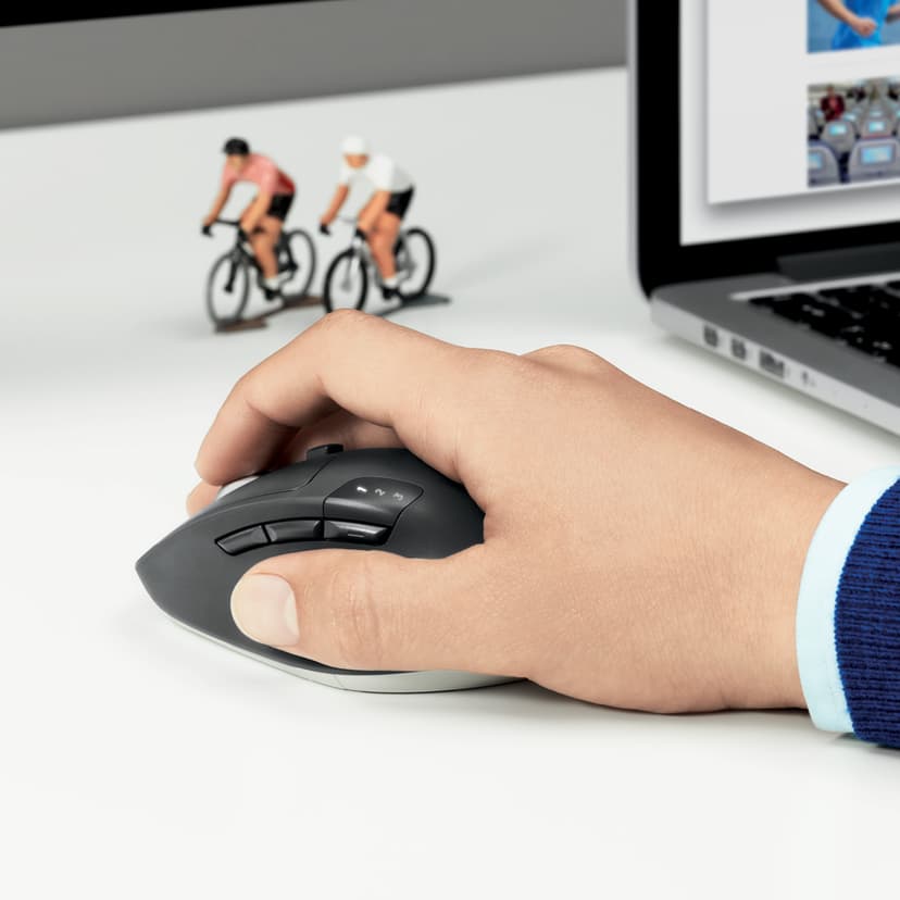 Logitech M720 Triathlon Wireless Trådlös RF + Bluetooth Mus