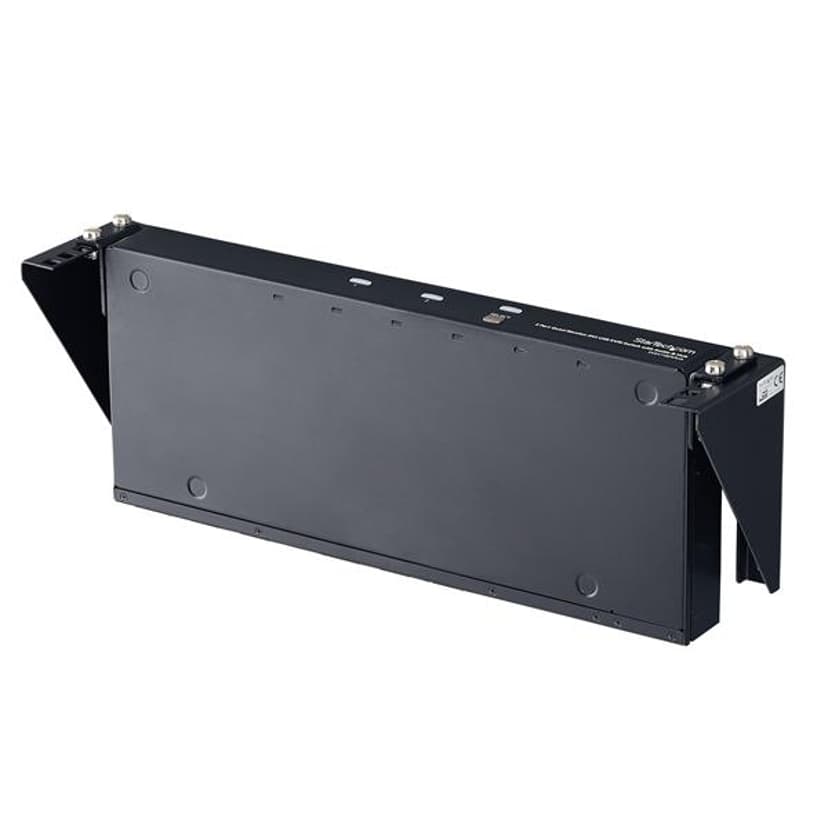 Startech 2U 19in Steel Vertical Wall Mount Equipment Rack Bracket