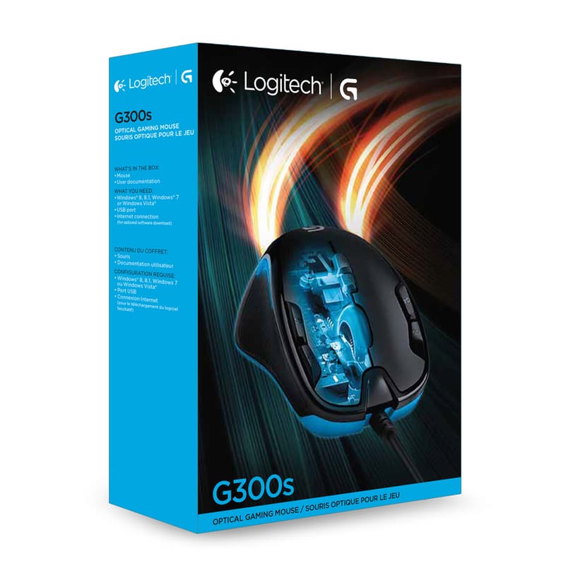 Logitech Gaming Mouse G300s USB Type-A