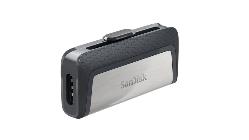 SanDisk Ultra Dual 128GB USB Type-A / USB Type-C Musta, Hopea