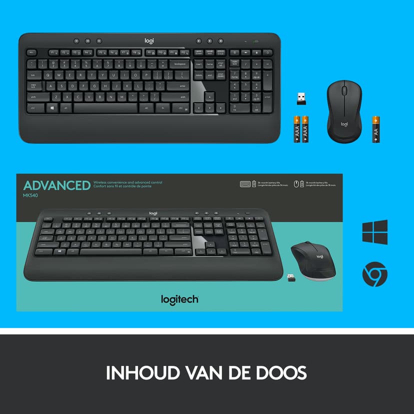 Logitech MK540 Advanced Draadloos US International