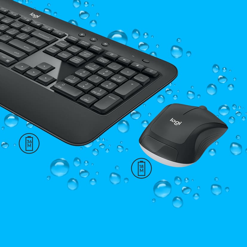 Logitech MK540 Advanced Trådløs US International