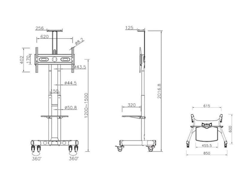 Multibrackets M Public Floorstand Basic