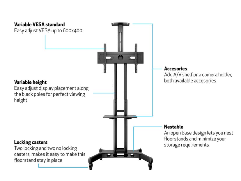 Multibrackets M Public Floorstand Basic