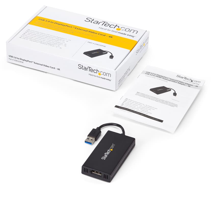 Startech USB 3.0 to 4K DisplayPort External Multi Monitor Video Graphics Adapter ulkoinen videoadapteri