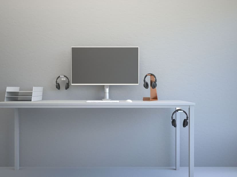 Multibrackets m Headset Holder Desk Hvit Hvit
