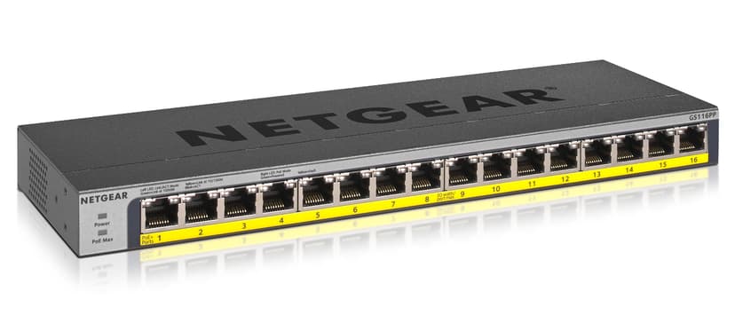 Netgear GS116PP PoE Switch 183W