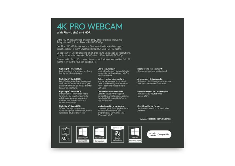 Logitech BRIO 4K Ultra HD