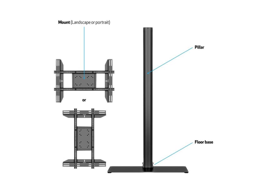 Multibrackets M Display Stand 180 Single