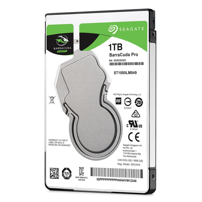 Seagate Barracuda Pro 1TB 2.5" 7200r/min SATA 6.0 Gbit/s HDD