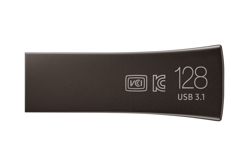 Samsung BAR Plus 128GB USB Type-A Svart, Grå