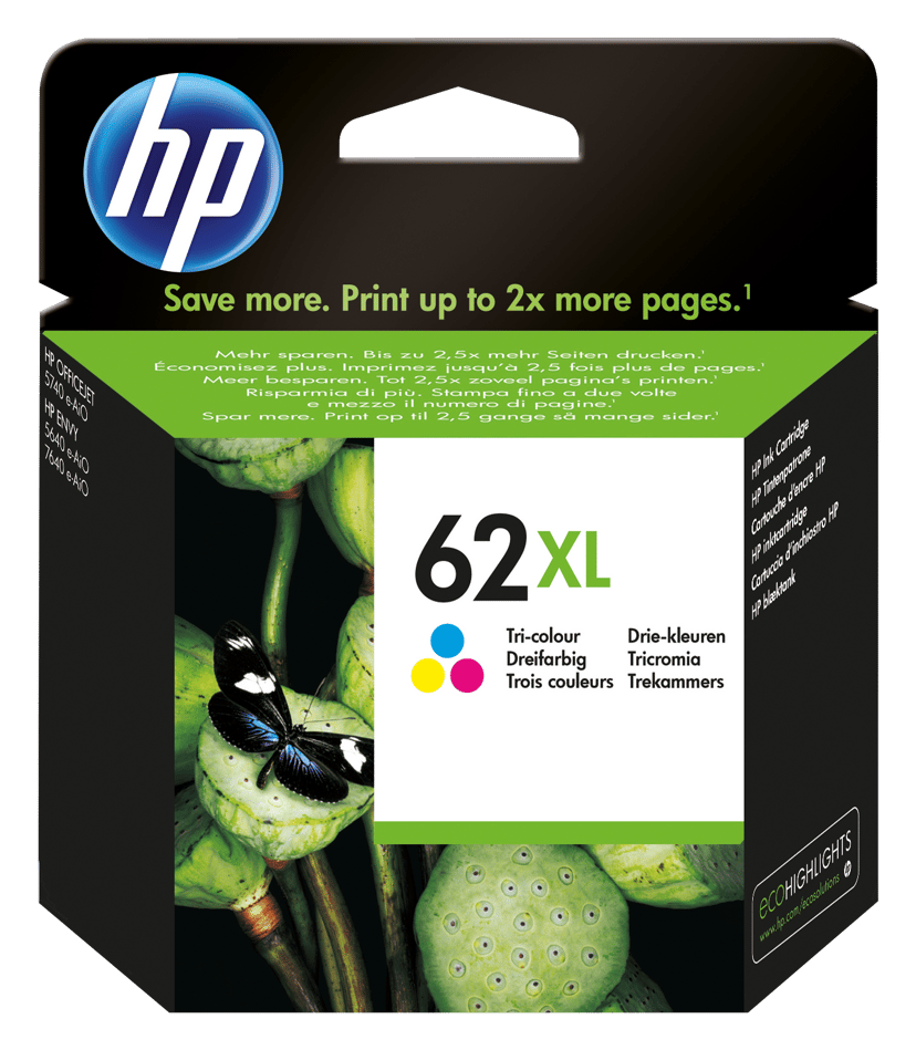 HP Toner Farve NO.62XL