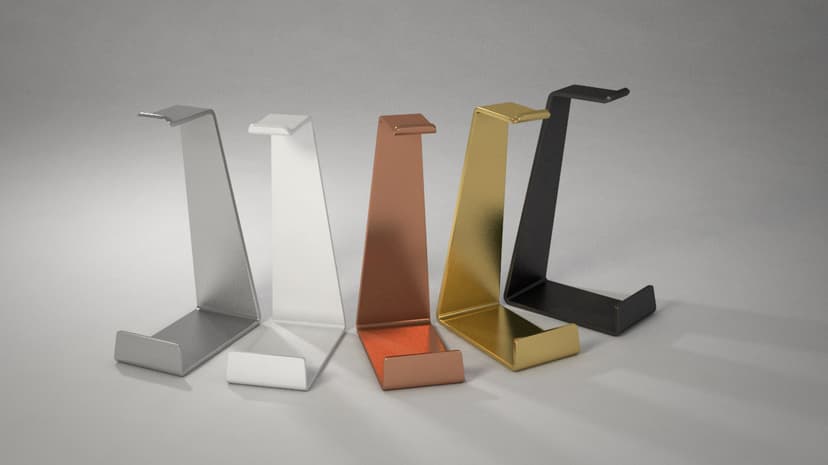 Multibrackets M Headset Holder Table Stand Svart Sort Hodetelefonholder