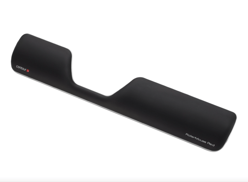 Contour Design Rollermouse Red Wrist Rest Black
