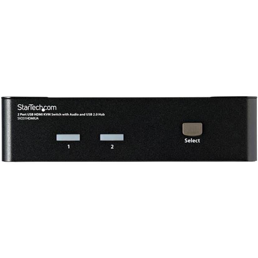 Startech 2-poort USB HDMI KVM-switch met Audio en USB 2.0-hub