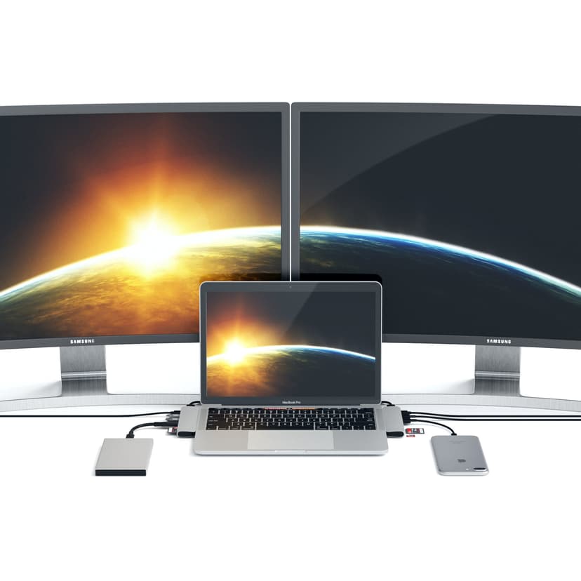 Satechi Type-C PRO Hub USB 3.2 Gen 1 (3.1 Gen 1) Type-C