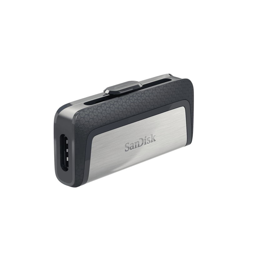SanDisk Ultra Dual 256GB USB Type-A / USB Type-C Harmaa, Hopea