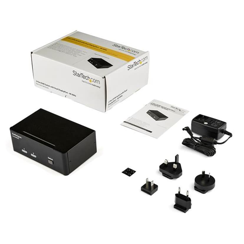 Startech 2 Port DisplayPort Dual-Monitor KVM Switch