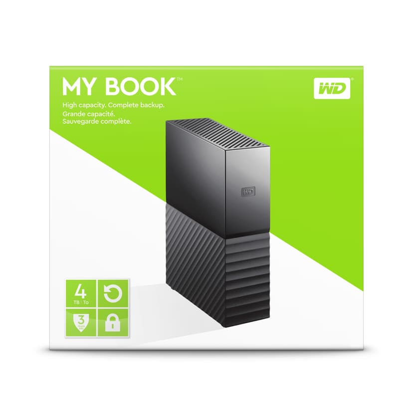 WD My Book 4TB Sort