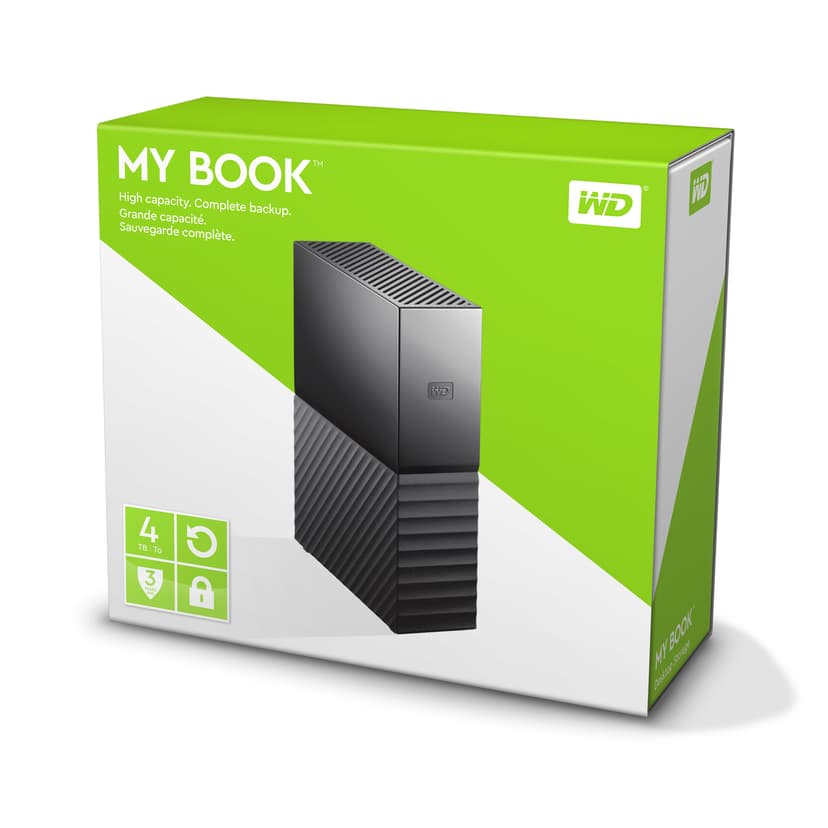 WD My Book 4TB Sort
