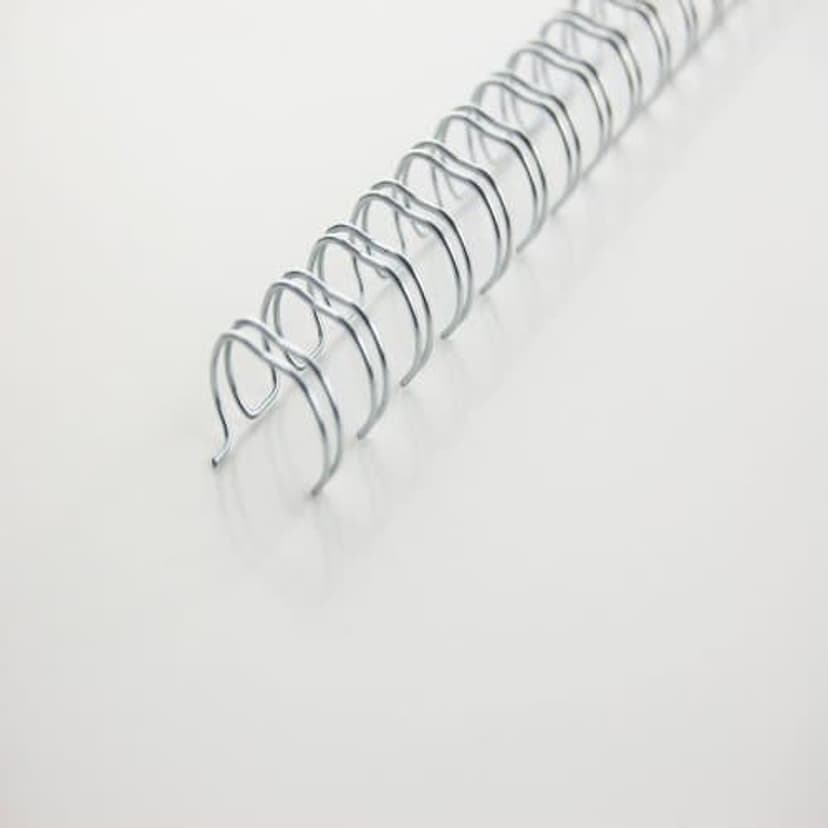 GBC Metallspiral 3:1 NO9 14mm A4 Sølv 100 stk