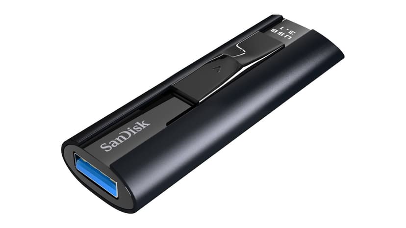 SanDisk Extreme Pro 256GB USB-A Sort