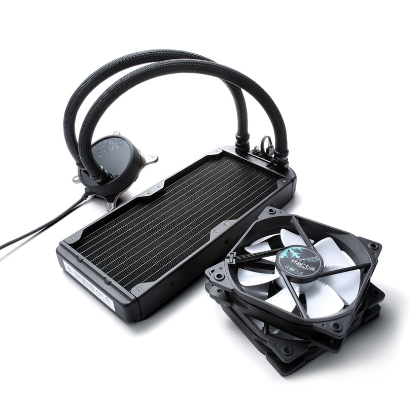 Fractal Design Celsius S24 AiO væskekøler Hvid, Sort