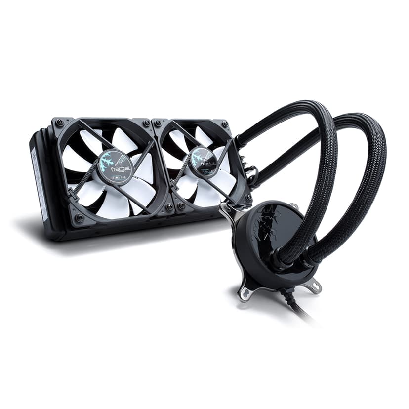Fractal Design Celsius S24 AiO væskekøler Hvid, Sort