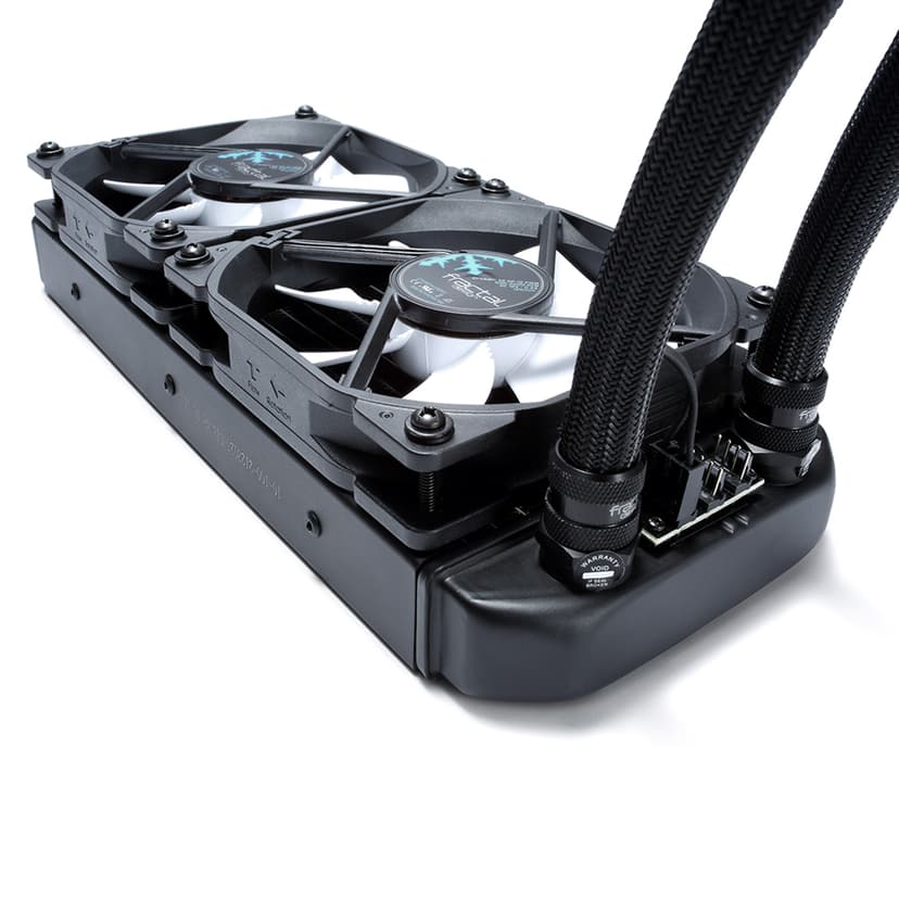 Fractal Design Celsius S24 AiO væskekøler Hvid, Sort