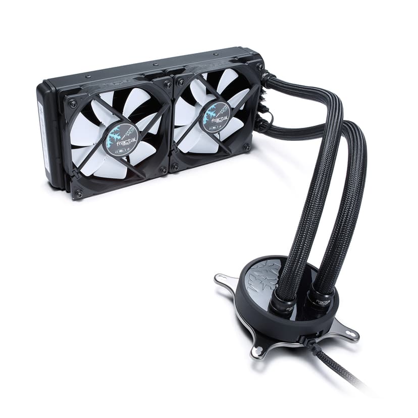 Fractal Design Celsius S24 AiO vattenkylare Svart, Vit