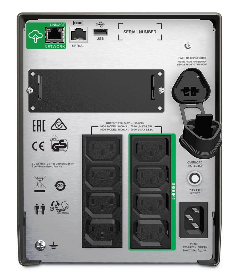 APC Smart-UPS 1000VA LCD 230V With Smartconnect