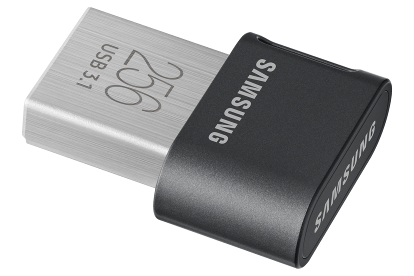 Samsung FIT Plus 256GB USB-A Harmaa, Hopea