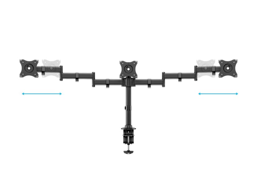 Multibrackets M Deskmount Basic Triple