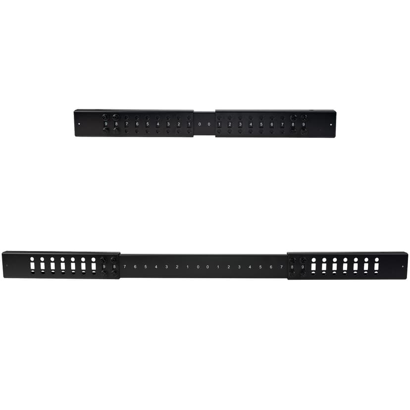 Startech 25U Adjustable Depth Open Frame 4 Post Server Rack