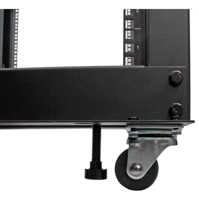 Startech 25U Adjustable Depth Open Frame 4 Post Server Rack