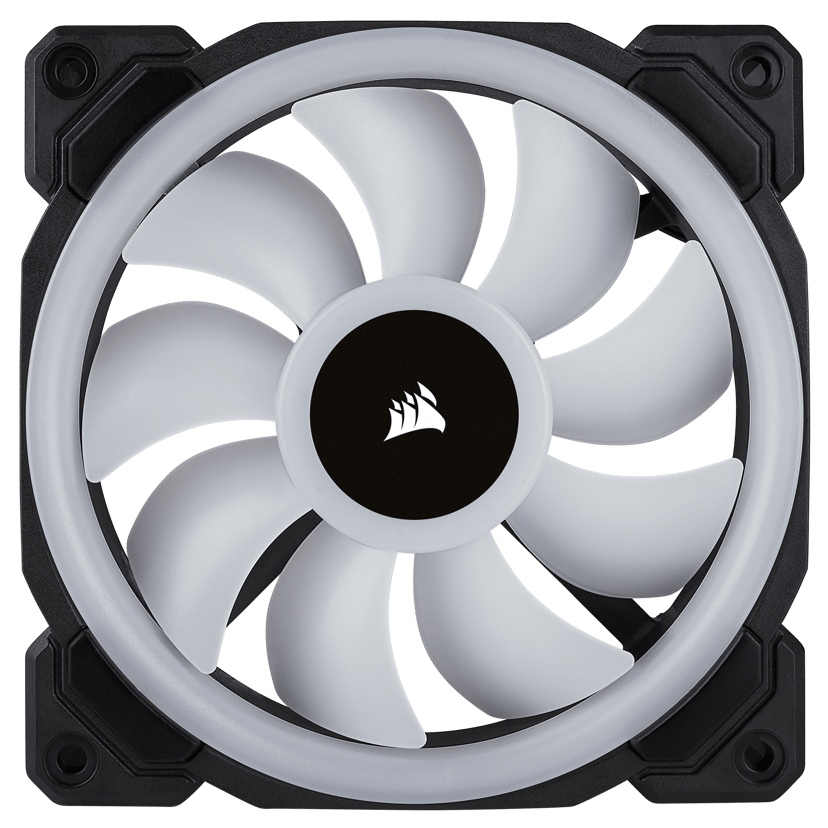 Corsair LL120 RGB PWM Single P Vifte Hvit, Sort