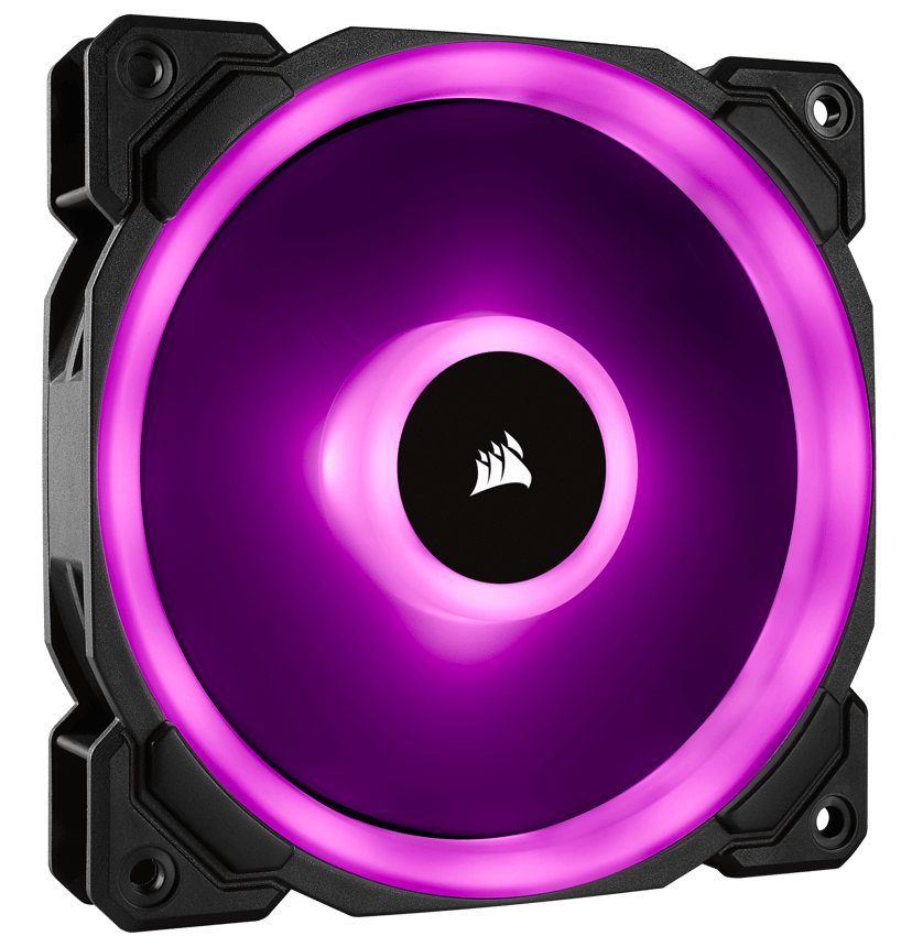 Corsair LL120 RGB PWM Single P Fläkt Svart, Vit