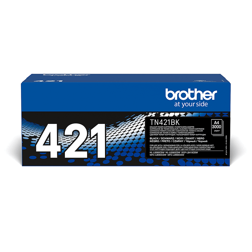 Brother Toner Svart TN-421BK 3K - DCP-L8410/HL-L8260