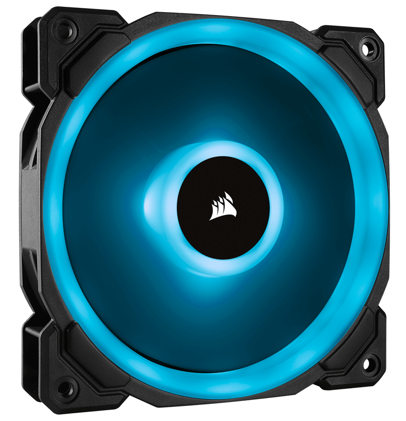 Corsair LL120 RGB PWM Single P Fläkt Svart, Vit