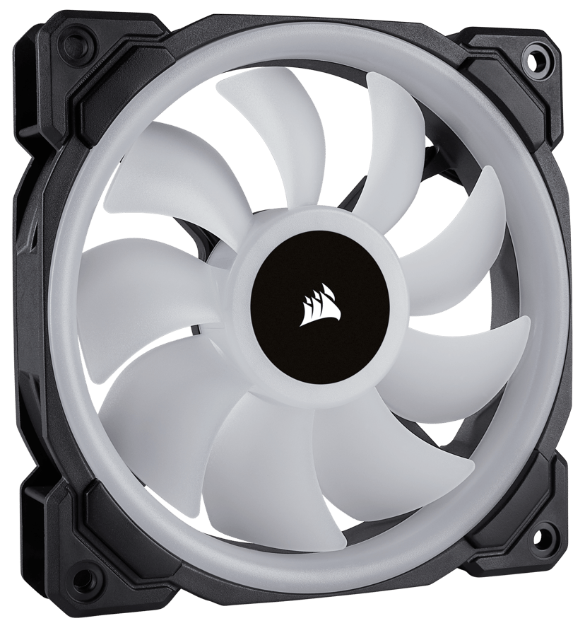 Corsair LL120 RGB PWM Single P Ventilator Hvid, Sort