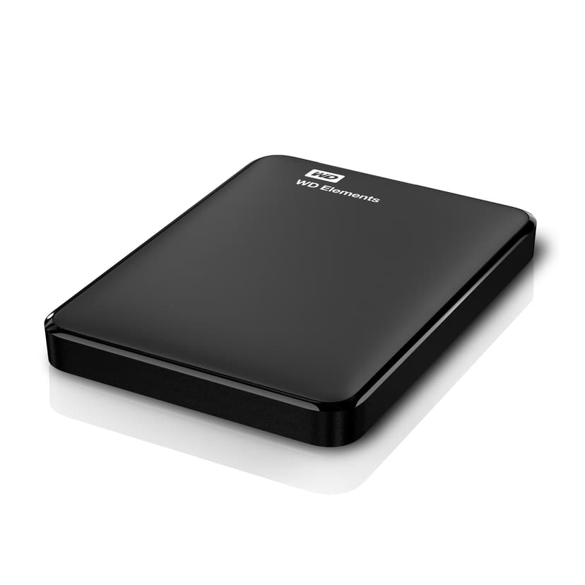 WD Elements Portable 1TB Musta