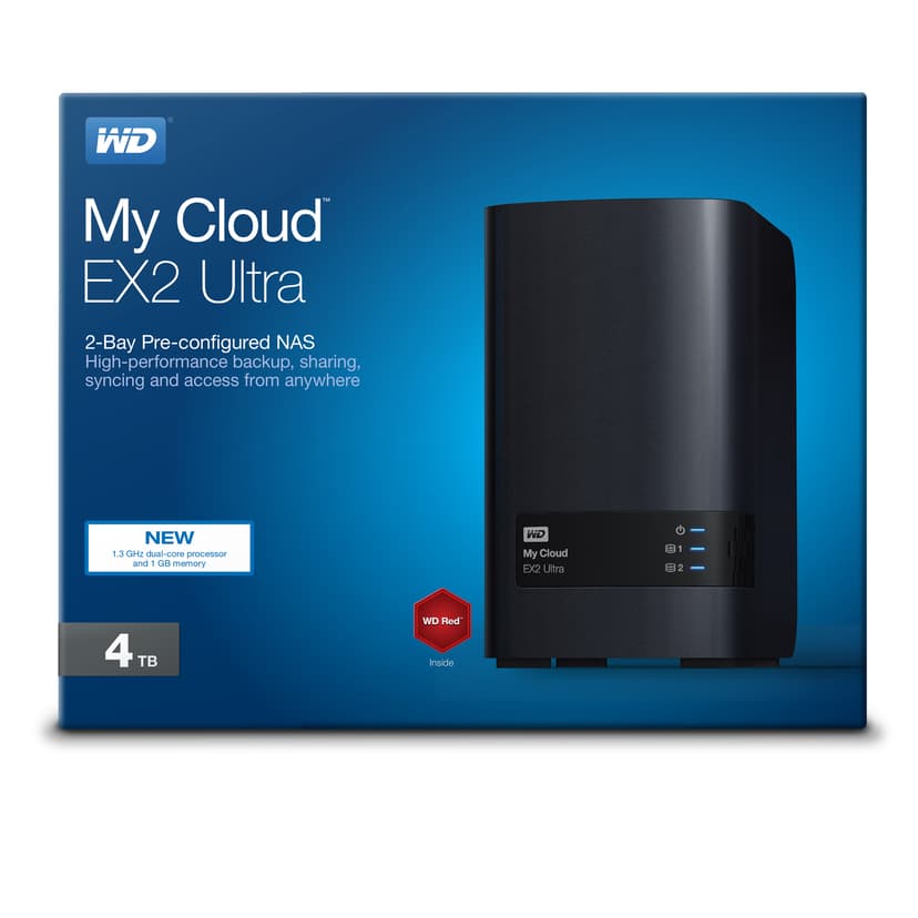 WD My Cloud EX2 Ultra 4TB 2Bay NAS