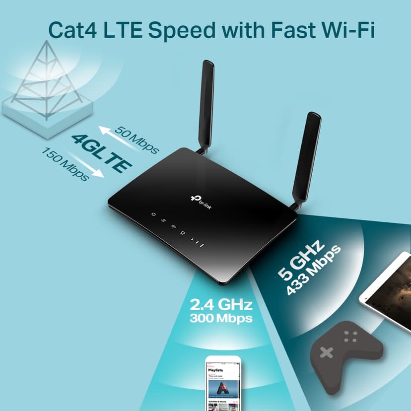 TP-Link Archer MR200 Wireless 4G Router