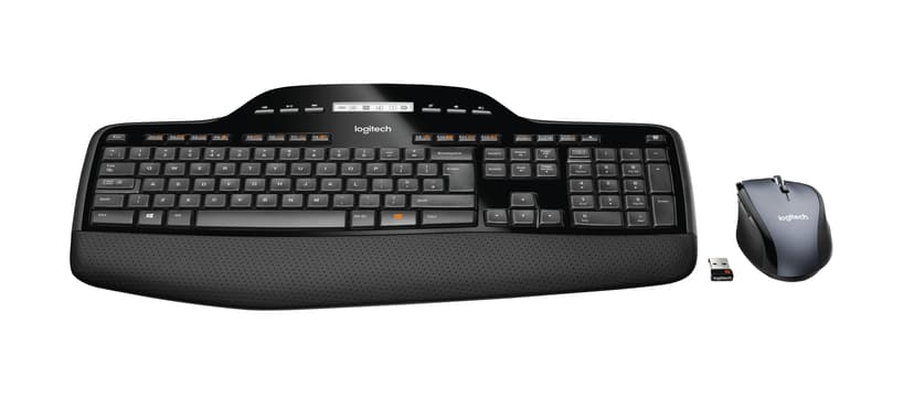 Logitech Wireless Desktop MK710 - tastatur og mus-sæt - US Trådløs US International