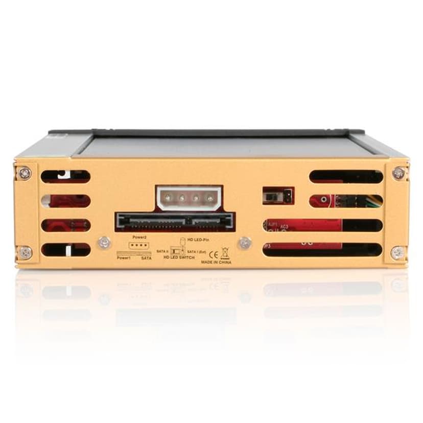 Startech Black Aluminum 5.25in Rugged SATA Hard Drive Mobile Rack Drawer
