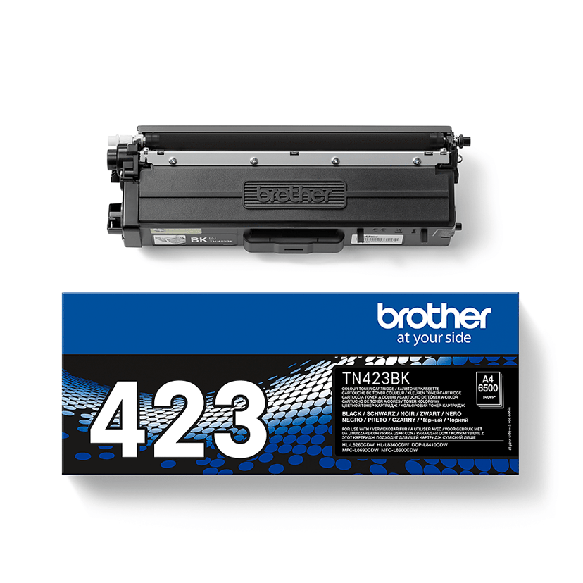 Brother Toner Svart TN-423BK 6.5K - DCP-L8410