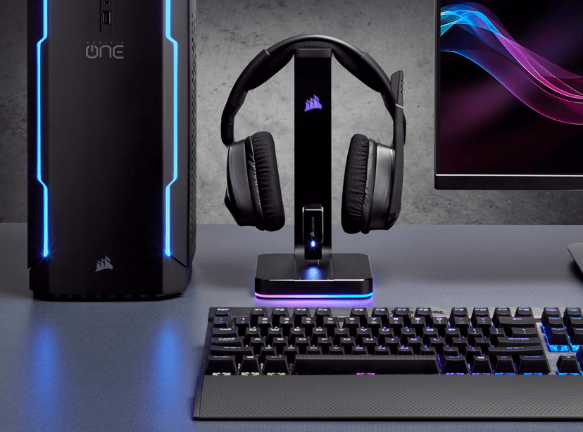 Corsair ST100 RGB Premium Headset Stand Musta