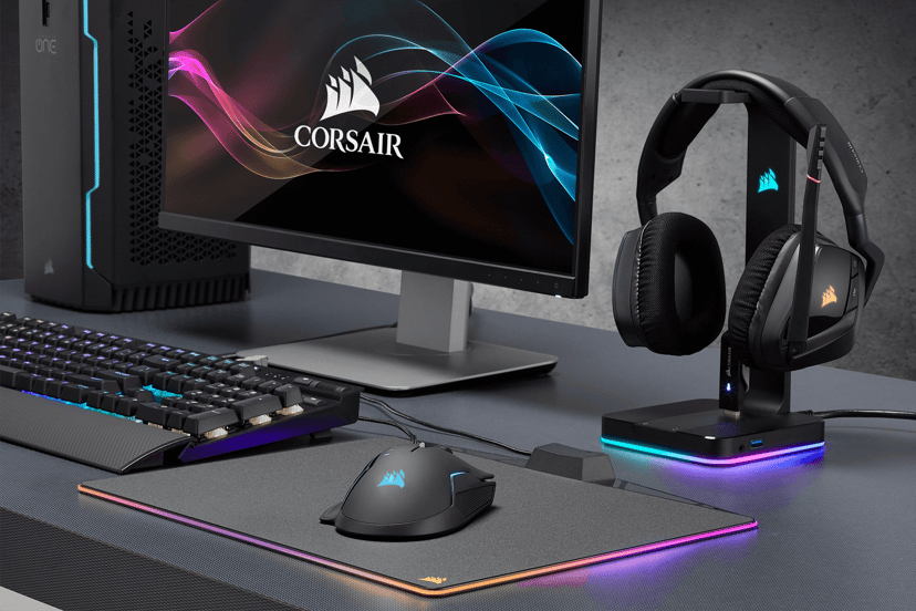 Corsair ST100 RGB Premium Headset Stand Musta